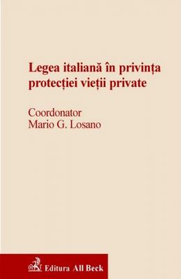 Legea italiana in privinta protectiei vietii private