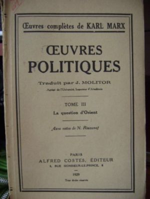 Oeuvres Politiques, Tome III-Le question d`Orient